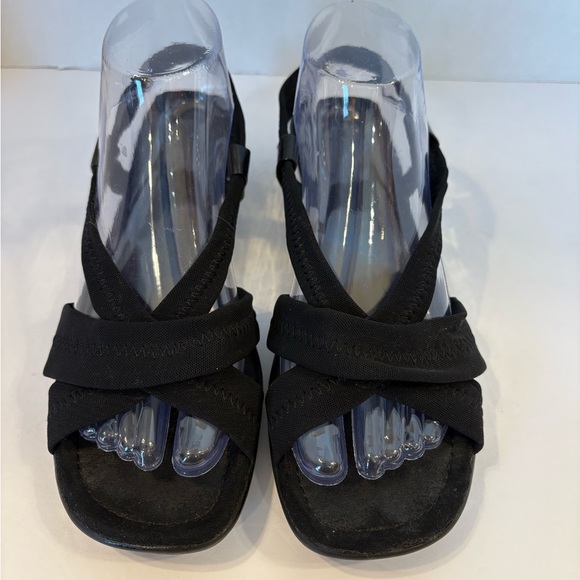 Mootsies Tootsies black open toe slingback sandals size 8.5 M - Picture 10 of 10